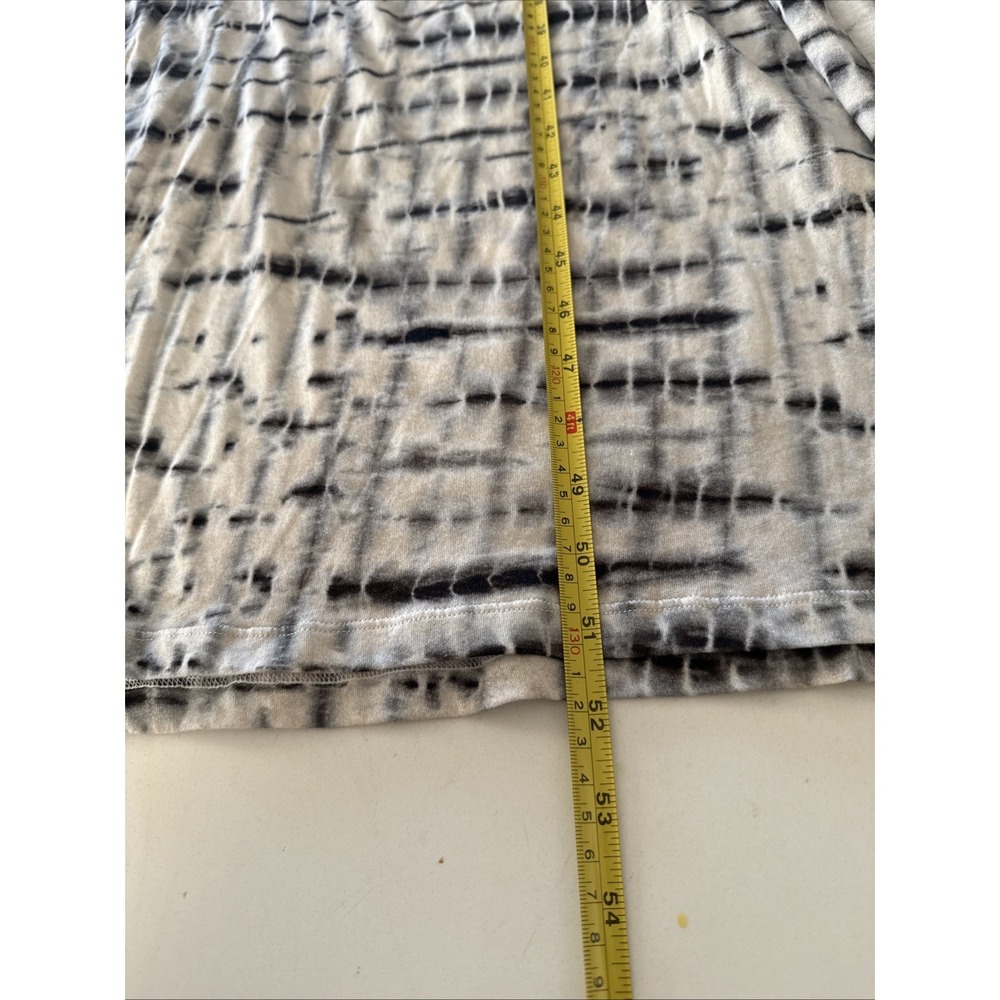 $270 Majestic Filatures Women's White V-Neck Tie-Dye Cotton Midi Dress Size‎ 3 - Picture 9 of 10